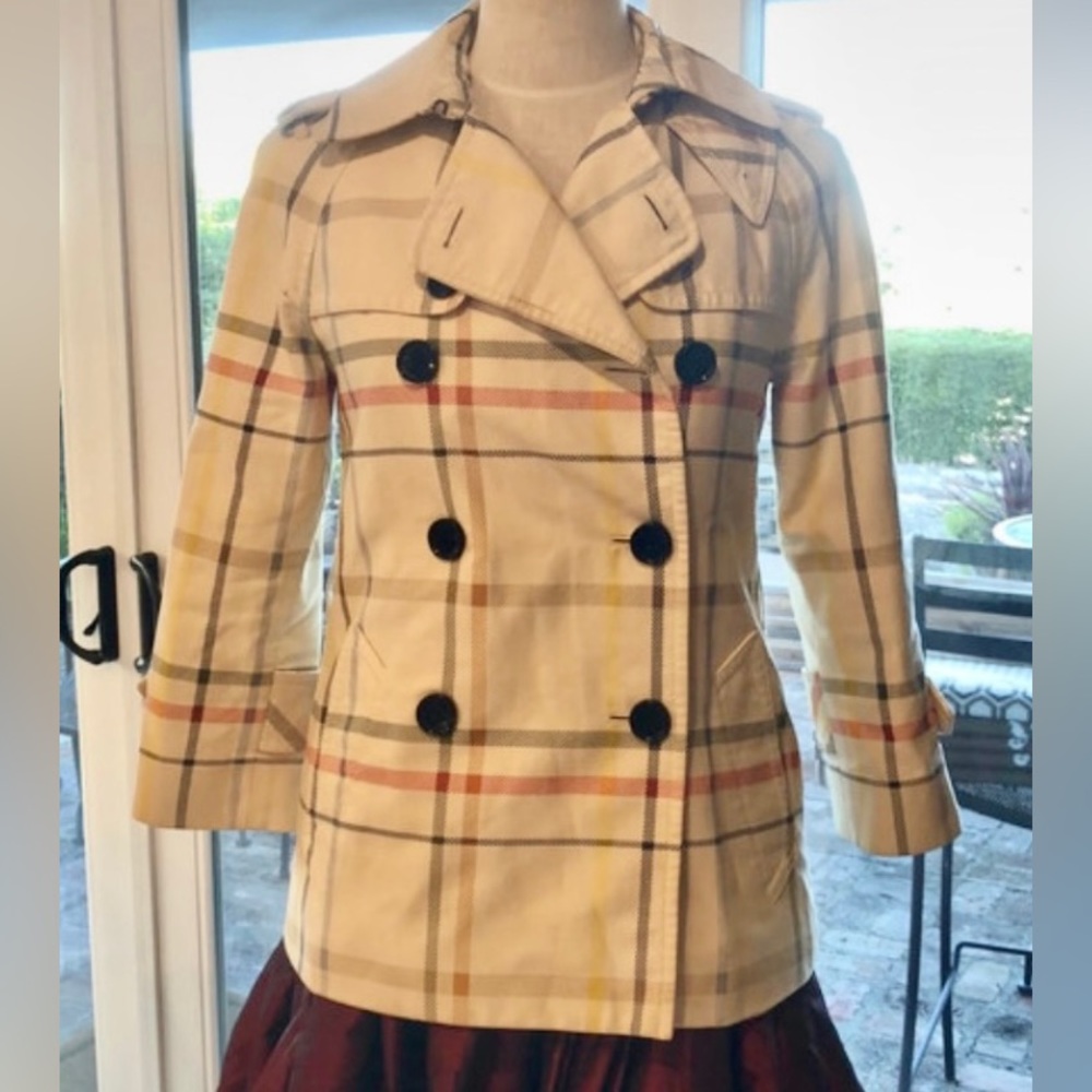 EUC COACH 83347 TATTERSALL DOUBLE BREASTED PEACOAT